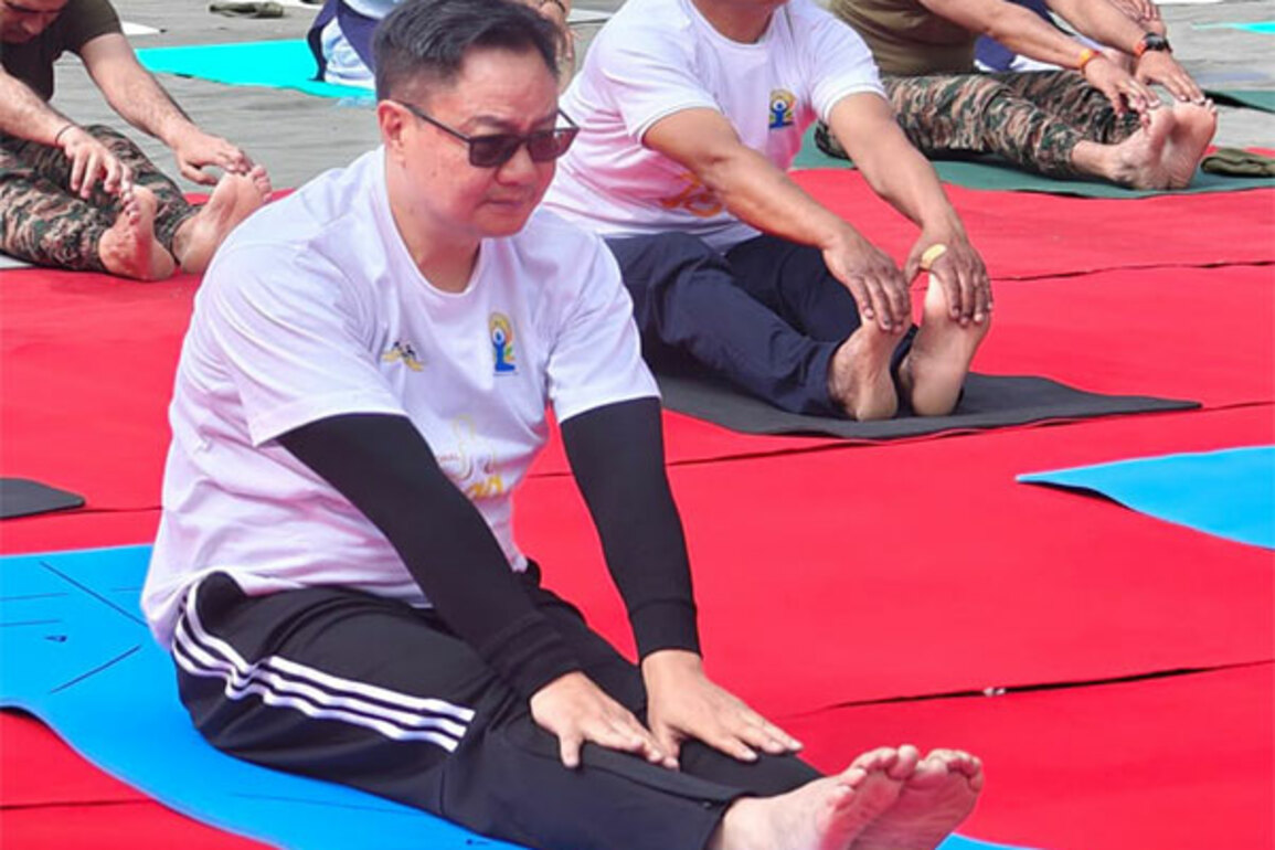 11th International Yoga Day: Celebrating "Yoga for One Earth, One Health" in Tawang