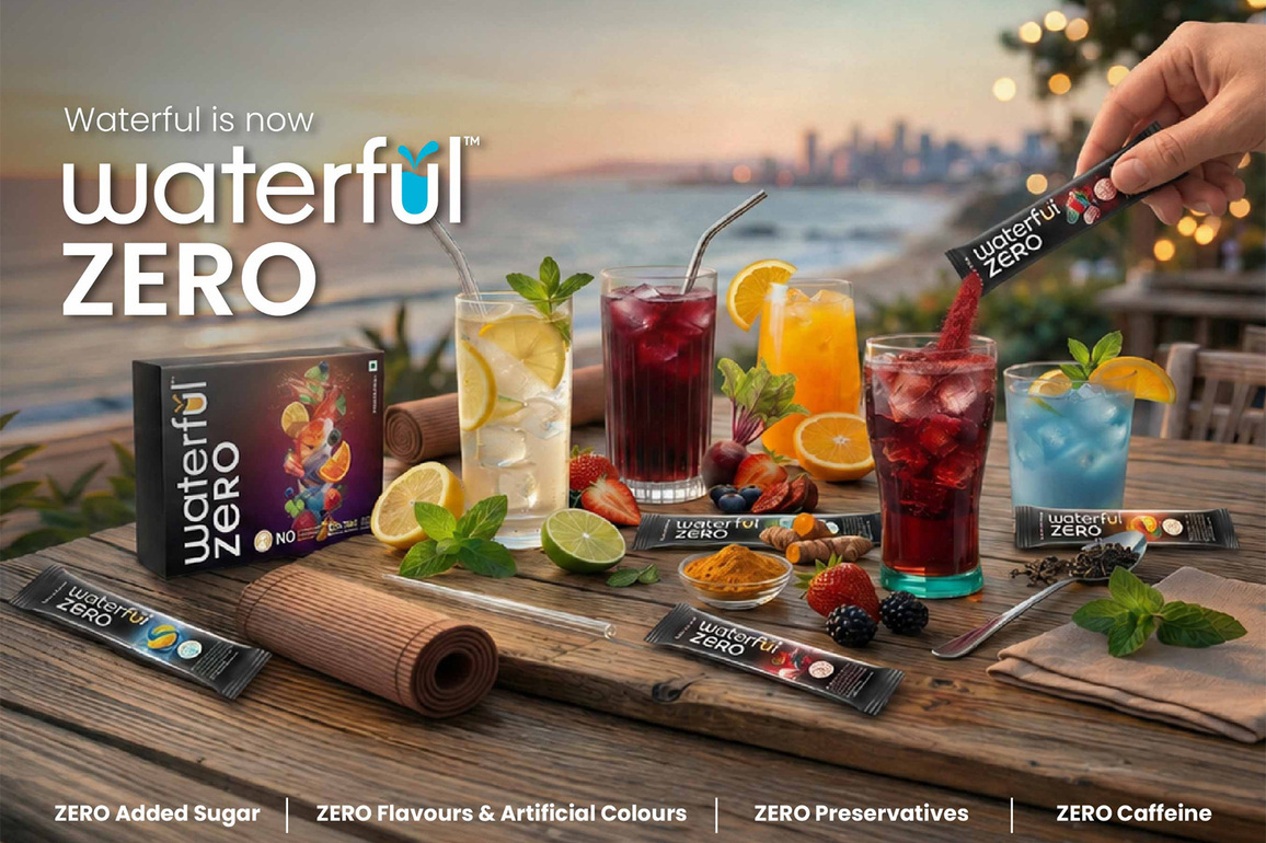Waterful Zero Launches a First-Of-Its-Kind, New-Age Everyday Drink Mix Designed For Plant-Based Hydration