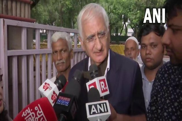 "I am here to save my neta, my neta saves me" Salman Khurshid on Congress' protests