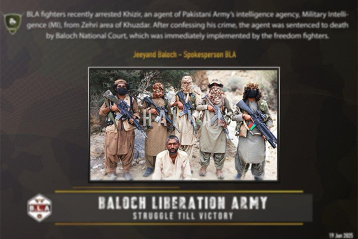 Baloch Liberation Army takes responsibility for deadly attacks on Pakistani forces