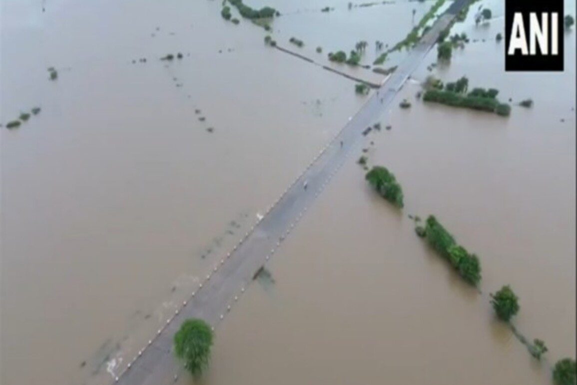 Raval village in Gujarat's Devbhoomi Dwarka flooded after heavy rain