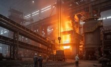 produção de aço china alto-forno