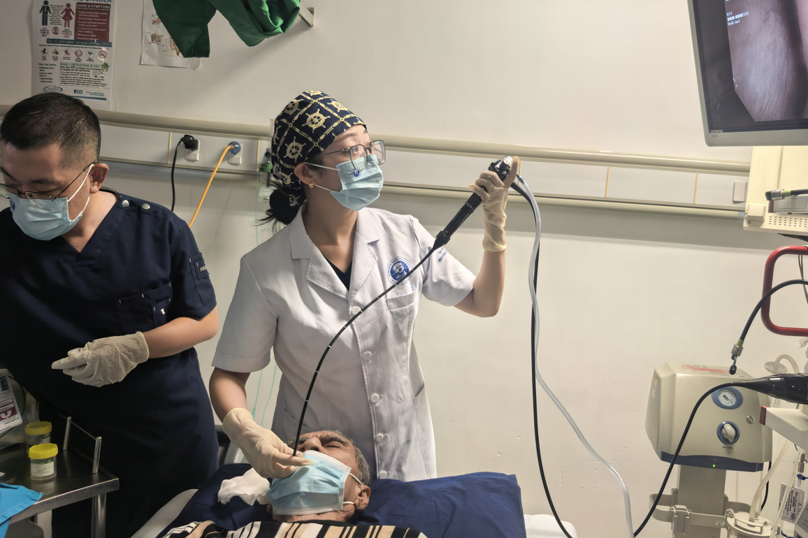 SAMOA-APIA-CHINESE MEDICAL TEAM-BRONCHOSCOPIC ALVEOLAR LAVAGE-BIOPSY