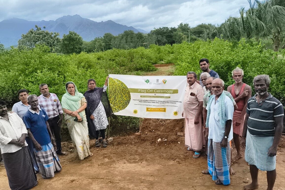 India sends first-ever air shipment of GI-tagged 'Limes' to United Kingdom
