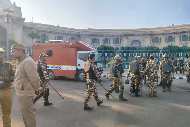 Lucknow: Security heightened outside Uttar Pradesh Assembly ahead of Budget Session