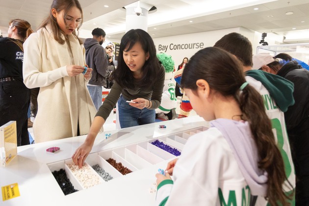 CANADA-TORONTO-LEGO MURAL-BUILDING EVENT