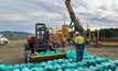 Kelpie Hill drilling.