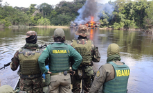  Operação para desativas balsas de garimpo ilegal na Amazônia/Divulgação