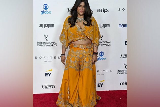 51st International Emmy Awards: Ektaa Kapoor aces ethnic look on red carpet