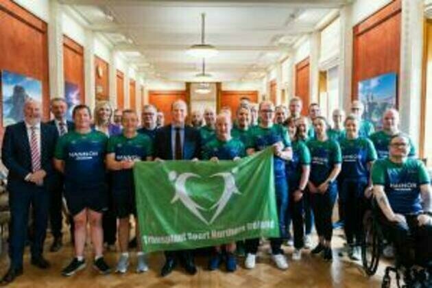 Minister Lyons hosts reception for NI Transplant Games Team