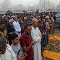 MIDEAST-GAZA CITY-EID AL-ADHA-PRAYER
