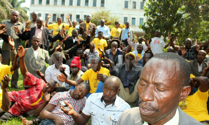MP Kahonda's supporters camp at State House MP Kahonda's supporters camp at State House