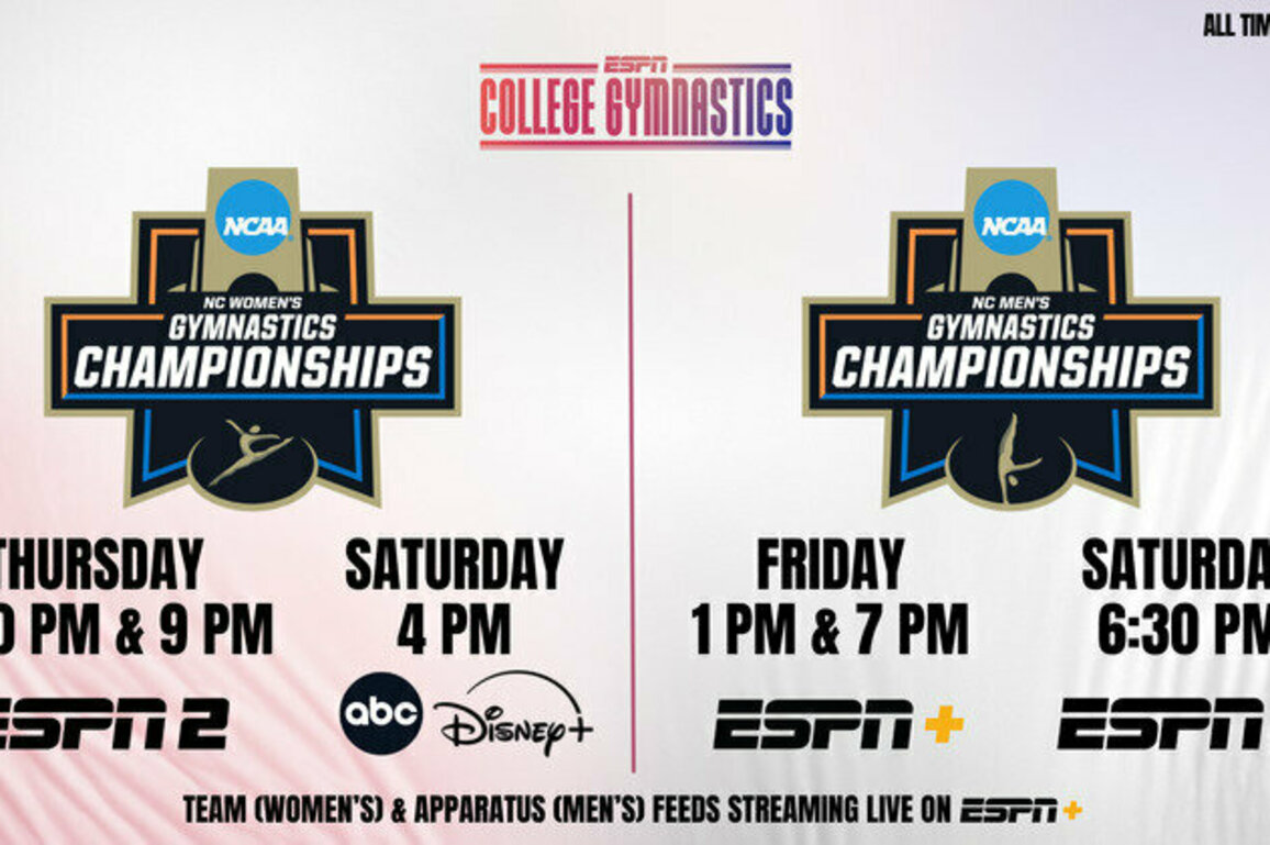 Flipping into Fort Worth and Marching into Michigan: ESPN Elevates NCAA Gymnastics Presentation with Double the Championship Coverage, April 17-19