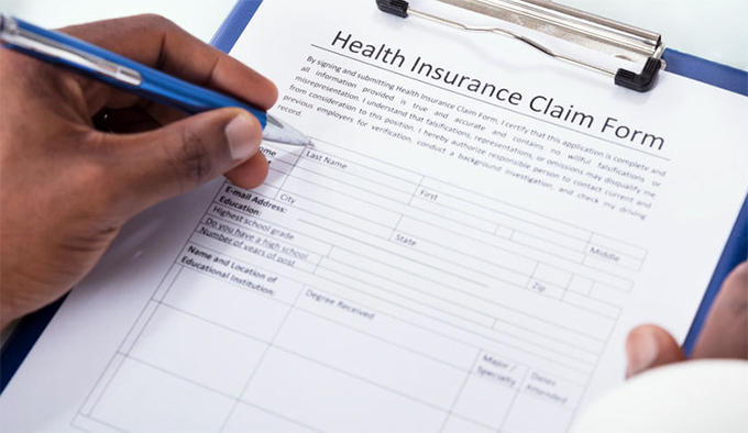 ne has to fill an insurance form before making any claim