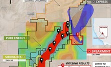  The ownership of mineral projects in Clayton Valley, Nevada