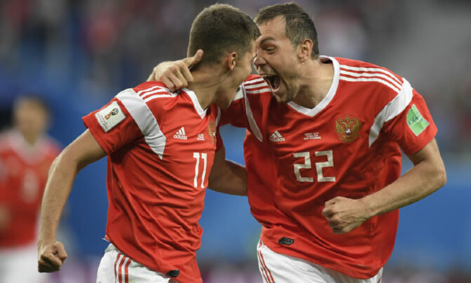 Russia beat Egypt to close in on World Cup last 16 Russia beat Egypt to close in on World Cup last 16