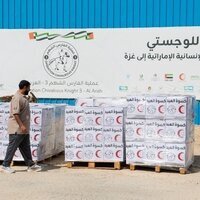 Four UAE aid convoys enter Gaza under 'Operation Chivalrous Knight 3'