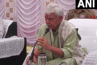 LG Manoj Sinha visits Poonch shelling victims, promises jobs, bunkers, and rehabilitation support