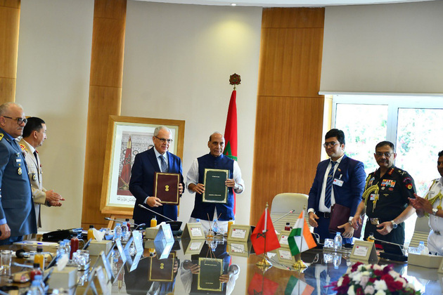 Rajnath Singh signs MoU with Morocco to improve defence collaboration