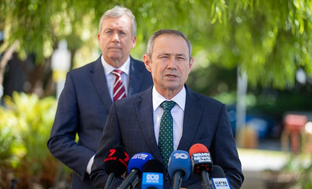Western Australian premier Roger Cook.