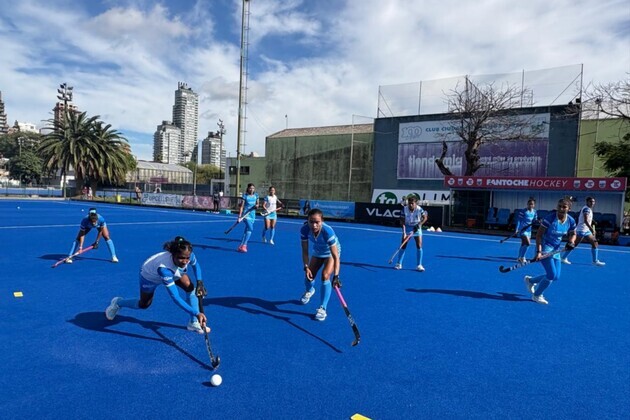 Indian women's hockey team stage solid comeback to level series against Argentina