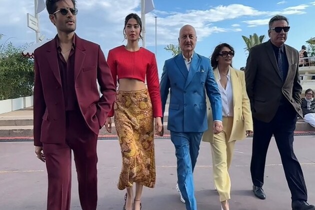 'Suited and booted' Anupam Kher, Boman Irani gear up for Cannes screening of their film Tanvi The Great