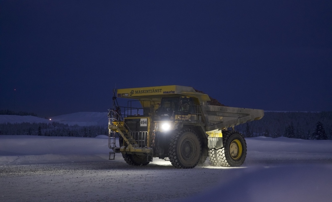 Komatsu HD785 in Sweden