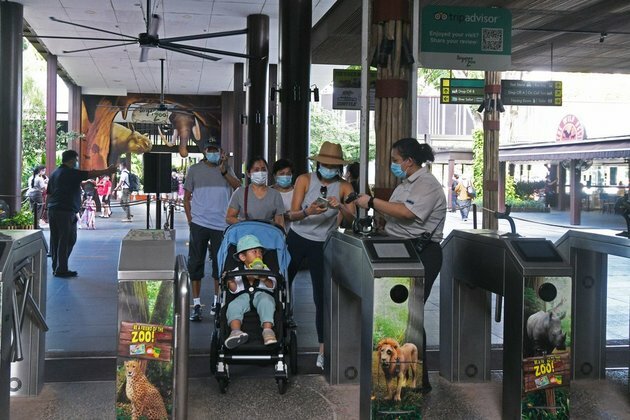 Asia Album: Singapore Zoo reopens to public