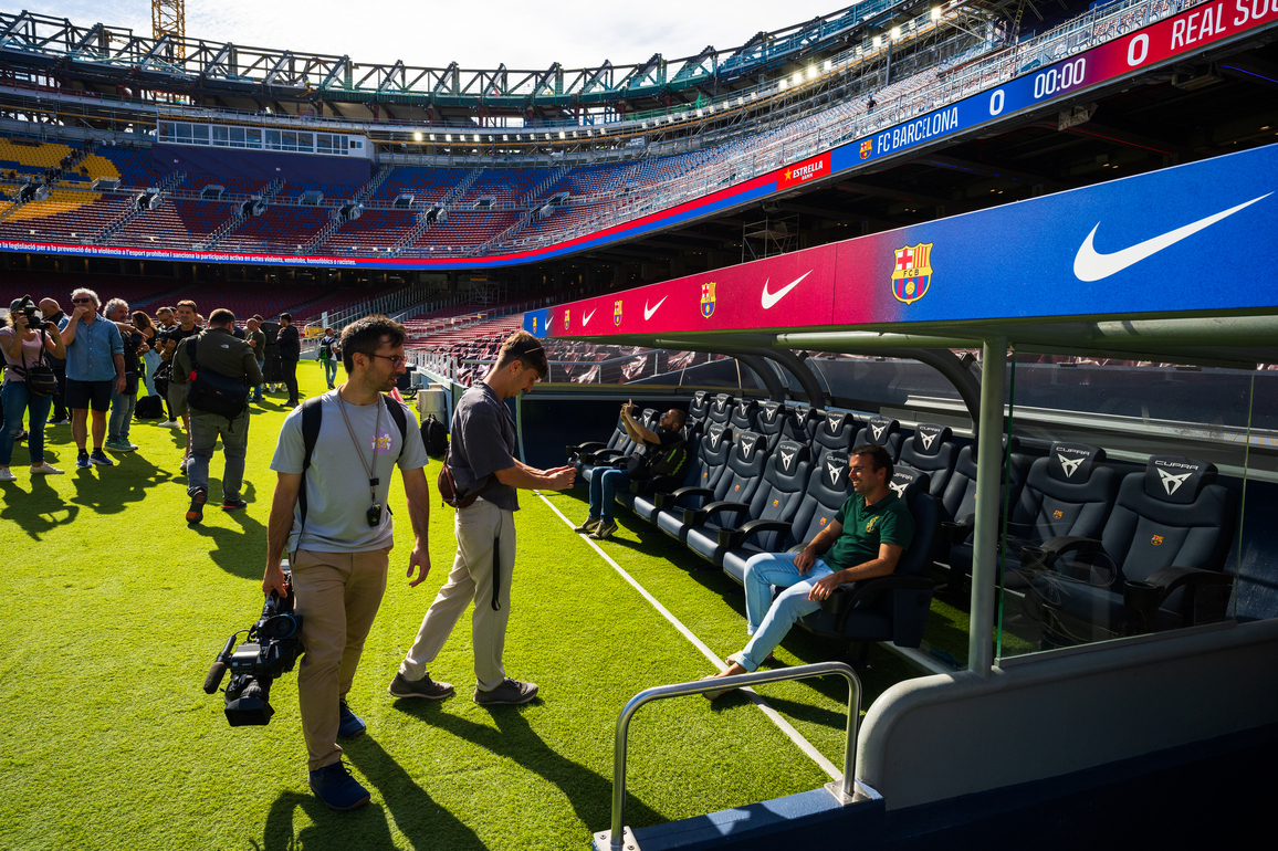 (SP)SPAIN-BARCELONA-FOOTBALL-CAMP NOU