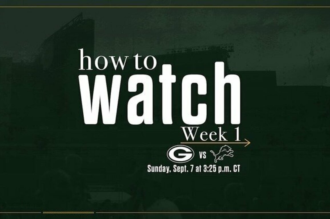 Packers vs. Lions | How to watch, stream & listen | Week 1