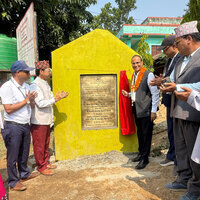 Nepal: Foundation stone laid for school being constructed with Indian assistance