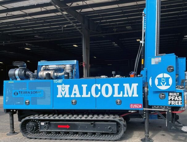 The latest geotechnical sonic rig from Malcolm Drilling has been built without the use of per- and polyfluoroalkyl substances, which are known to resist natural breakdown, persisting in the environment 