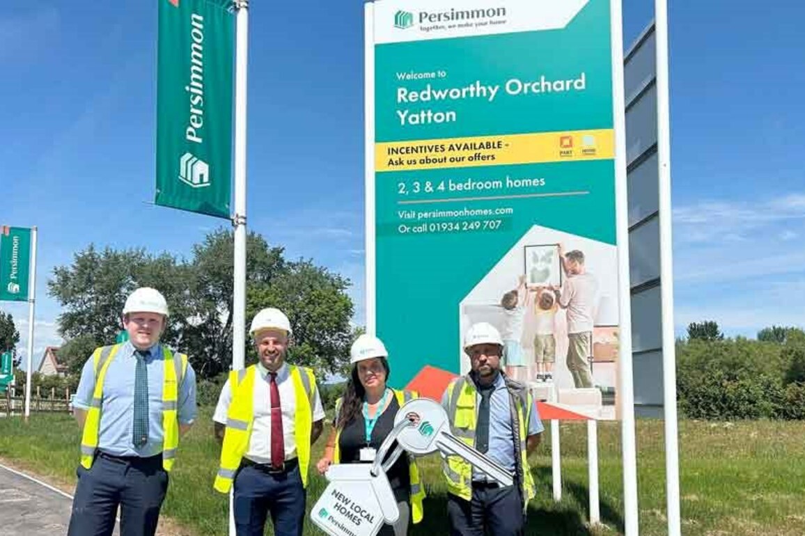 First Affordable Homes Handed Over At Yatton's Redworthy Orchard Development