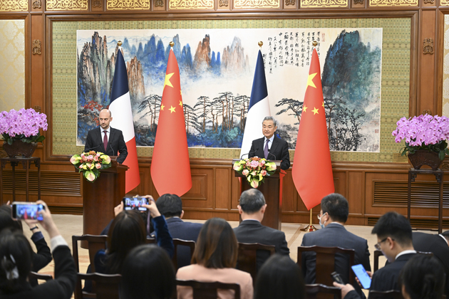 CHINA-BEIJING-WANG YI-FRENCH FM-TALKS (CN)