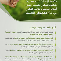 UAE Government issues Federal Decree-Law amending certain provisions of Federal Decree-Law concerning children of unknown parentage