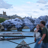 FRANCE-PARIS-PONT NEUF-ART INSTALLATION