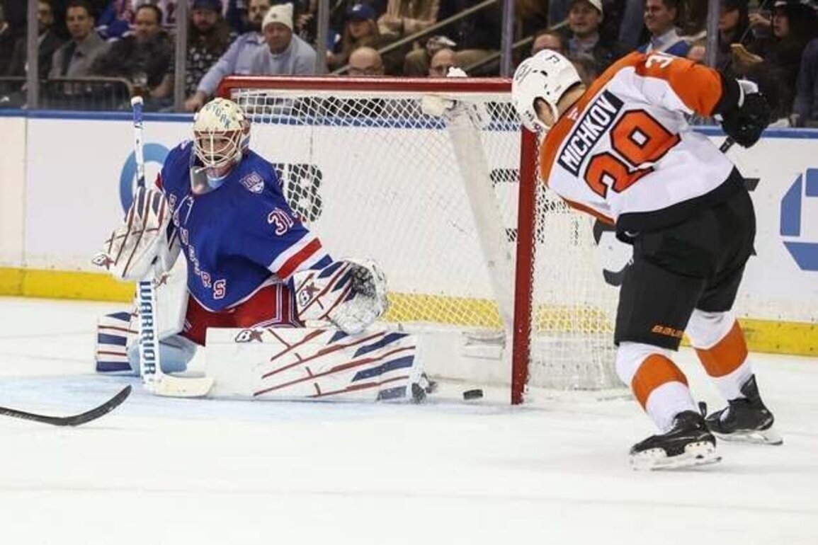 Matvei Michkov's OT goal caps Flyers' rally vs. Rangers