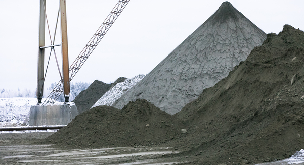 A tailings pile used by Betolar