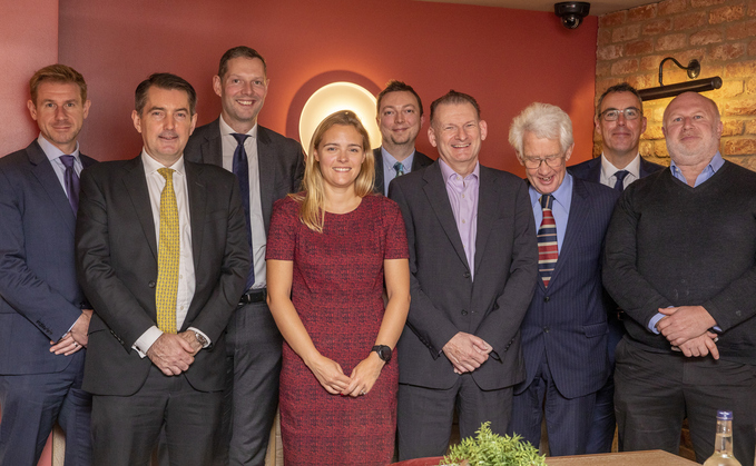 The panellists were (left to right) Columbia Threadneedle Investments head of UK LDI client portfolio management Simon Bentley, 20-20 Trustees trustee director Martin Collins, Columbia Threadneedle Investments UK institutional business director James Edwards, Punter Southall Governance Services client director Sophia Harrison, Zedra client director Alan Greenlees, Capital Cranfield professional trustee Mark Hedges, BESTrustees president Alan Pickering, Professional Pensions editor Jonathan Stapleton (chair) and BESTrustees trustee executive Andrew Cole