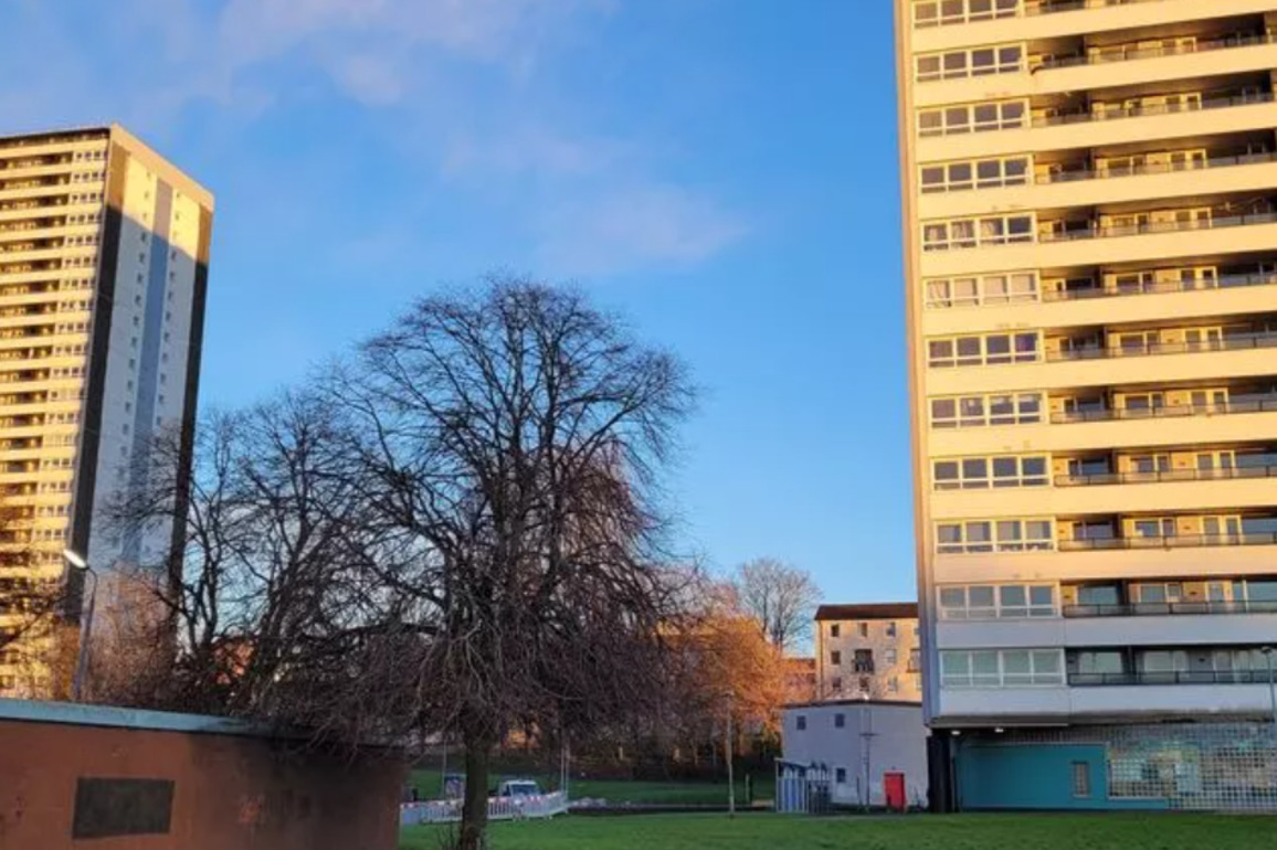 Glasgow's Maryhill Wyndford high-rise flats demolition today as exclusion zone in place