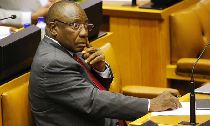 S.African lawmakers choose Ramaphosa as president S.African lawmakers choose Ramaphosa as president