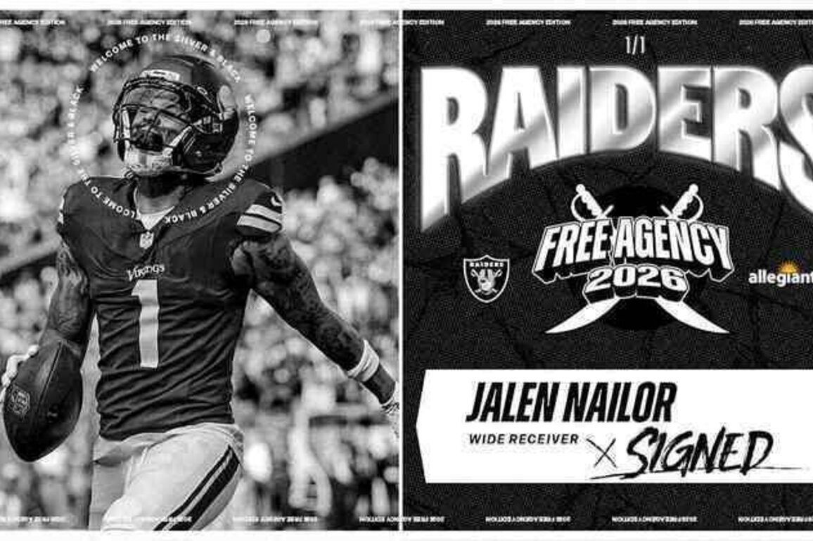 Raiders sign WR Jalen Nailor