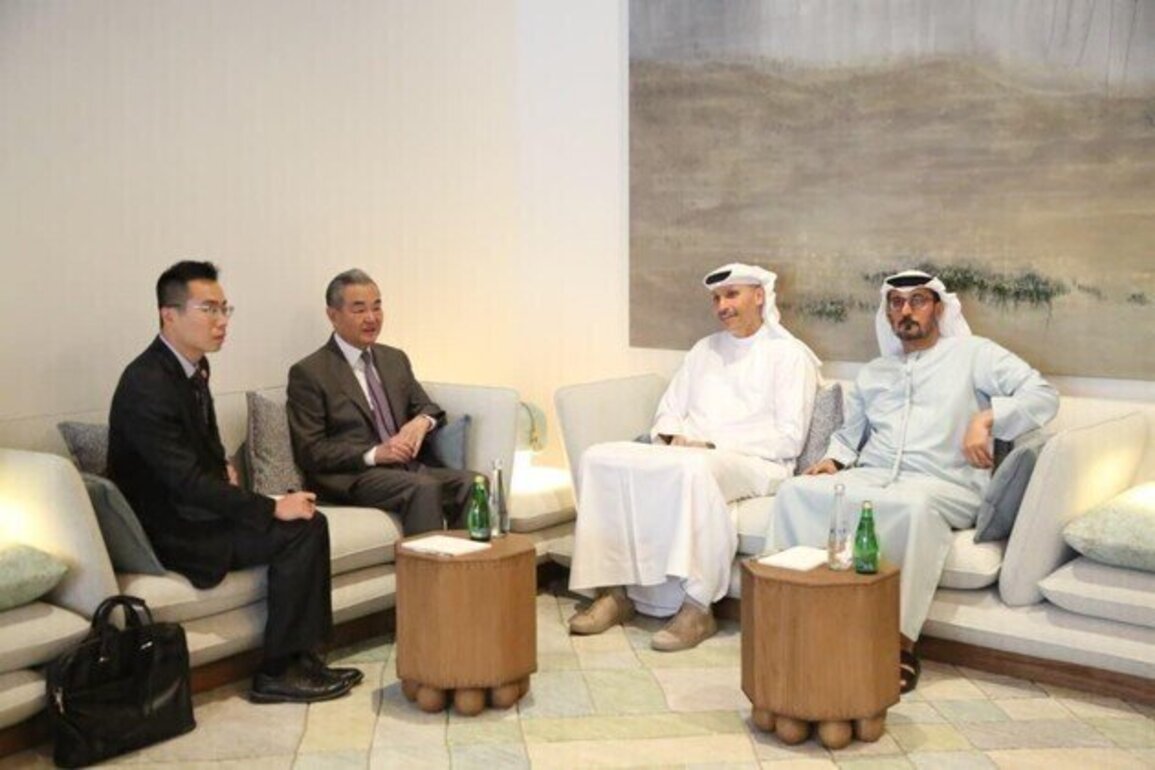 China's Foreign Minister, Special Envoy of UAE President to China discuss strengthening comprehensive strategic partnership between two countries