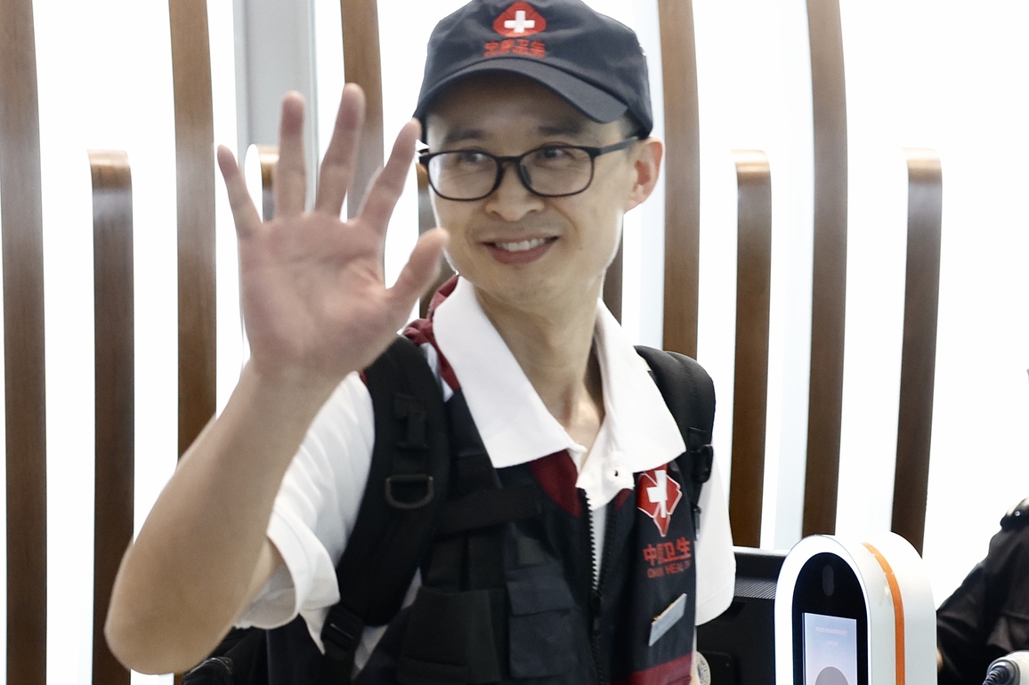 (SpotNews)CHINA-BEIJING-PUBLIC HEALTH TEAM-MYANMAR (CN)