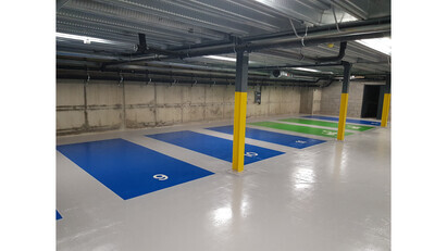Bradite delivers colour co ordinated character car park