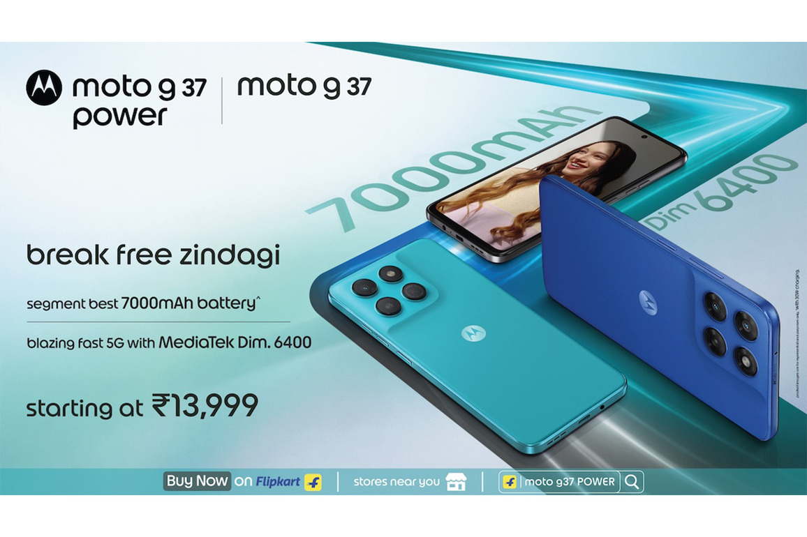 moto g37 Power With 7000 mAh Battery Goes on Sale at Rs. 15,999; moto g37 & moto buds 2 Now Available From Rs. 13,999 & Rs. 2,799