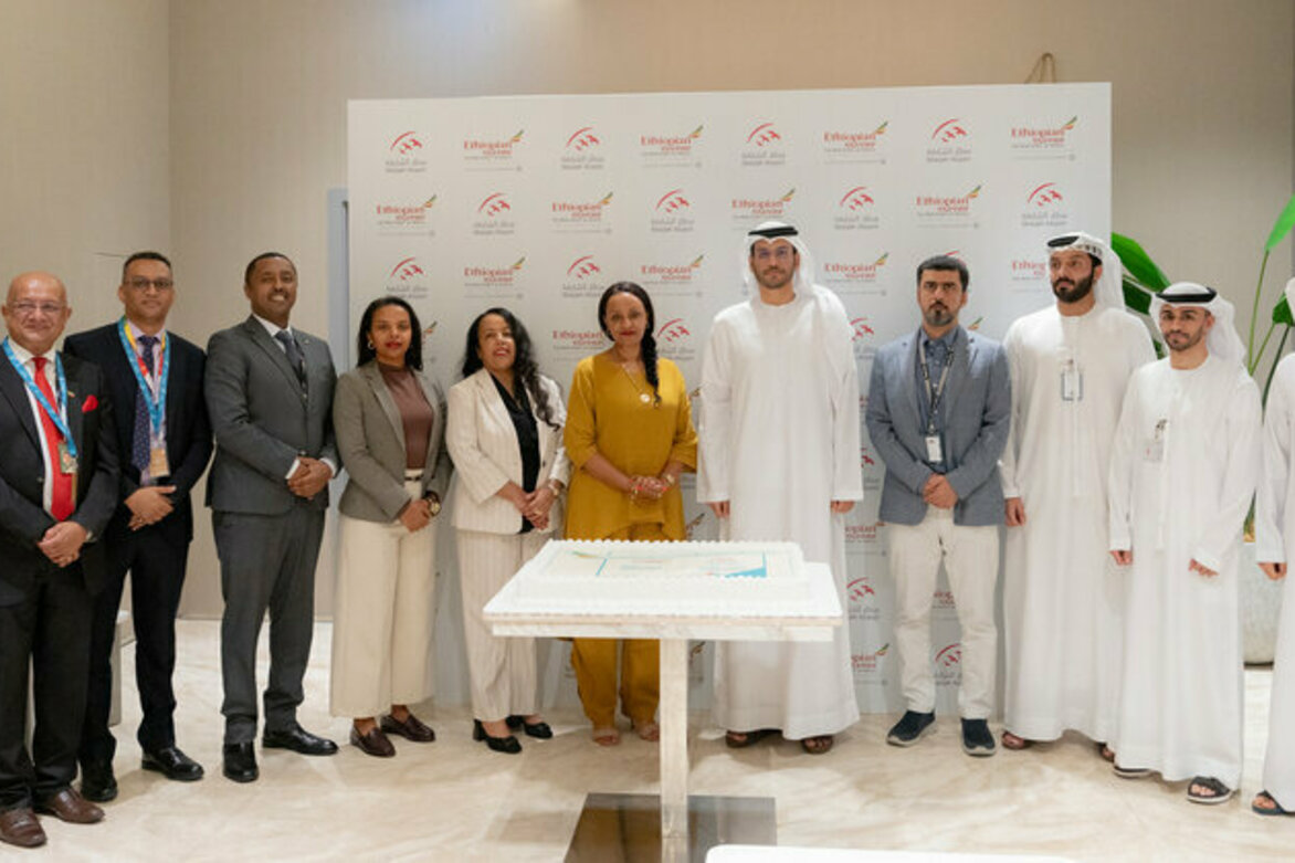 Sharjah Airport welcomes first Ethiopian Airlines flight