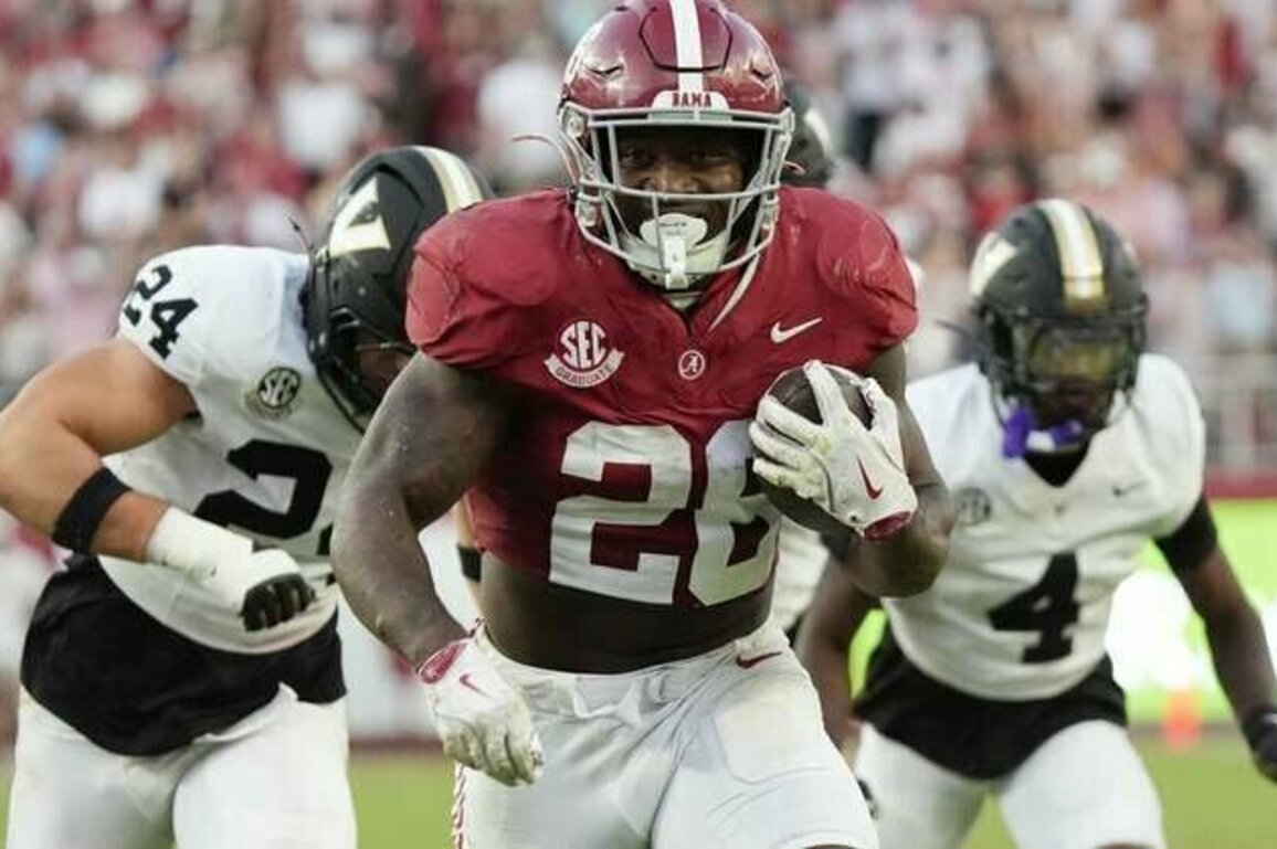 Alabama RB Jam Miller (concussion) questionable vs. Tennessee