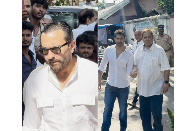 Pahlaj Nihalani cremated in Mumbai, Saif Ali Khan, Varun Dhawan, David Dhawan, Boney Kapoor pay last respects