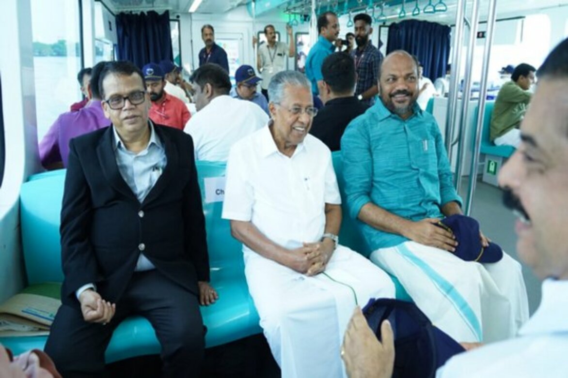 Kerala CM, cabinet colleagues take Kochi Water Metro as part of 'Nava Kerala Yatra'